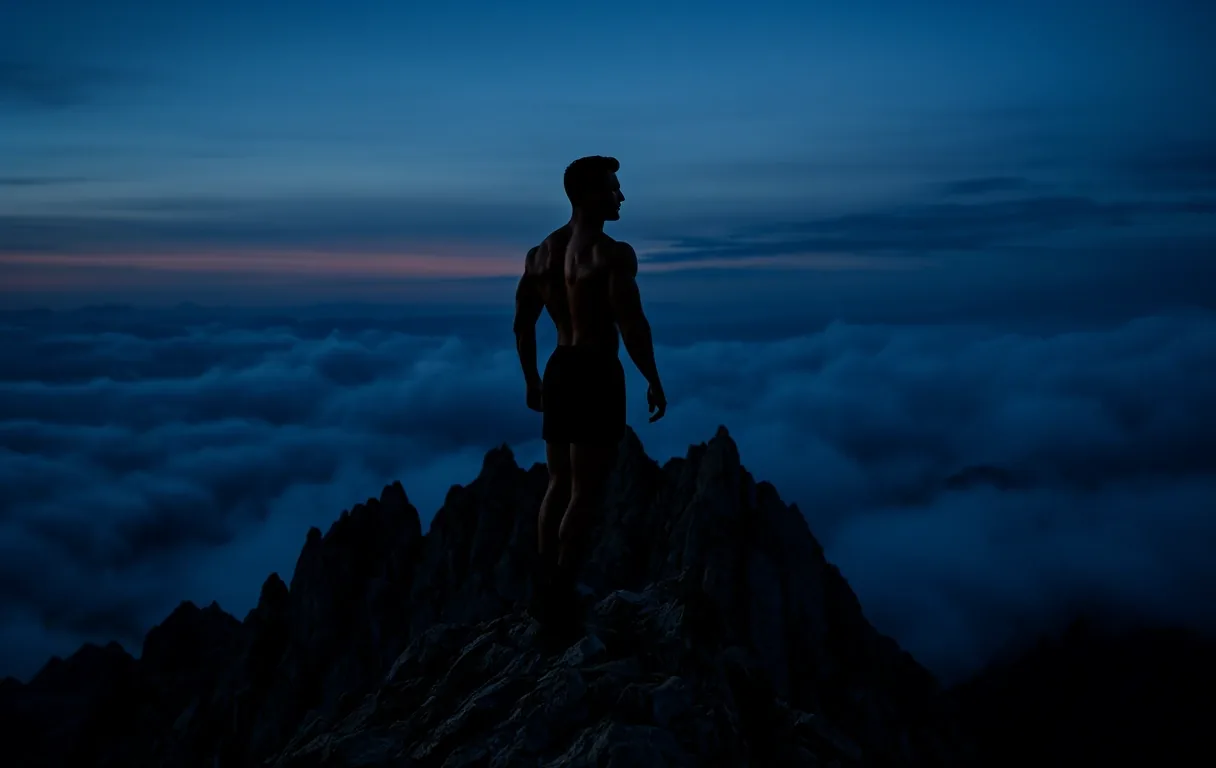 Men's vitality and natural endurance landscape